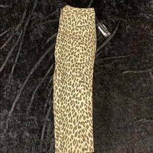 Stylish Cheetah print slacks size 14 P